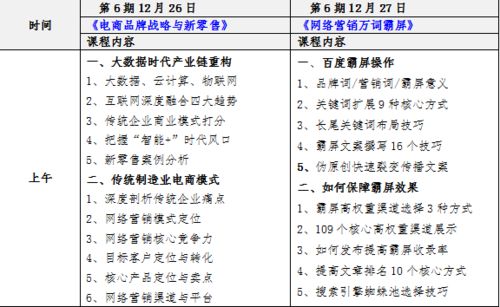 电子商务专业的能力要求