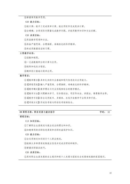 电子商务 专业 计划书
